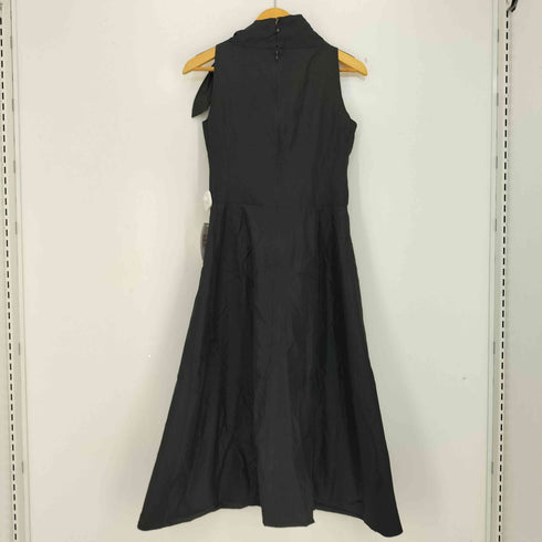 ビギ BIGI アセテートシルク ハイネック ノースリーブ ワンピース ドレス レディース JPN:40